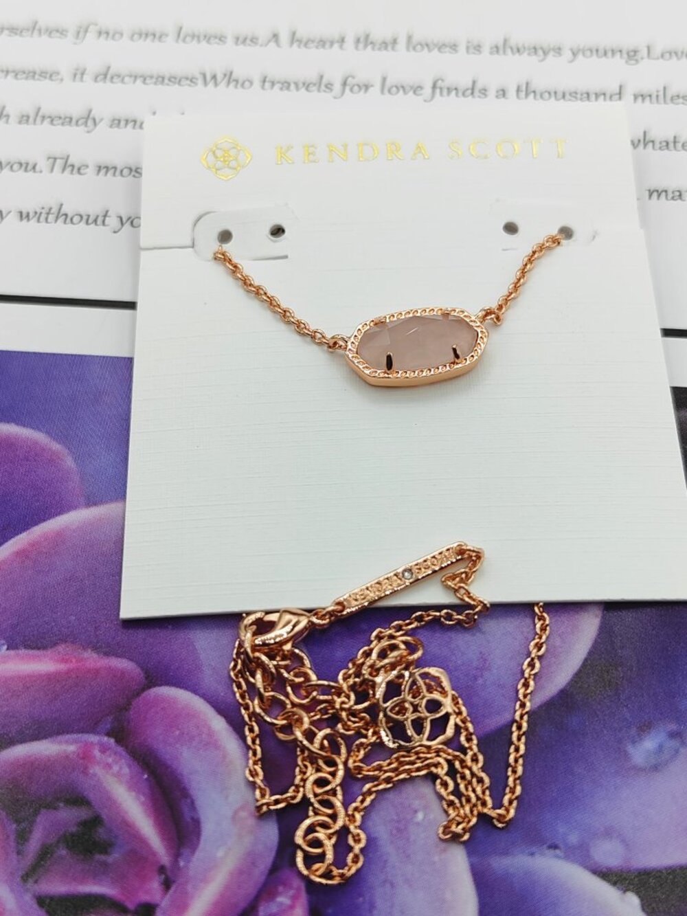 Kendra Scott rose Gold Necklace